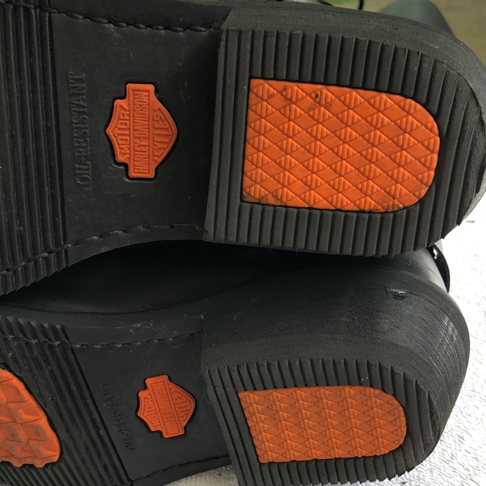 Harley-Davidson Black Lace Up Boots - Picture 11 of 15